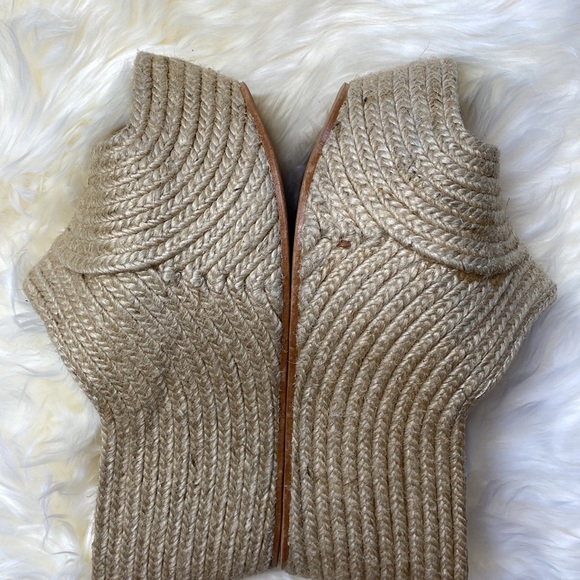 •ESTILO EMPORIO• Woven Jute Wedge / Wedge Slides in {natural} TASHA - Picture 11 of 15